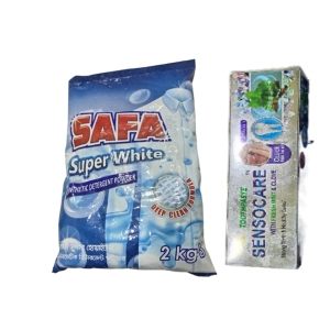 DWML ToothPaste 100G 1PC & Detergent 2KG 1PC